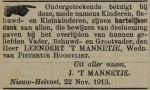 Mannetje 't Leendert 1840-1913 NBC-23-11-1913 (dankbetuiging).jpg